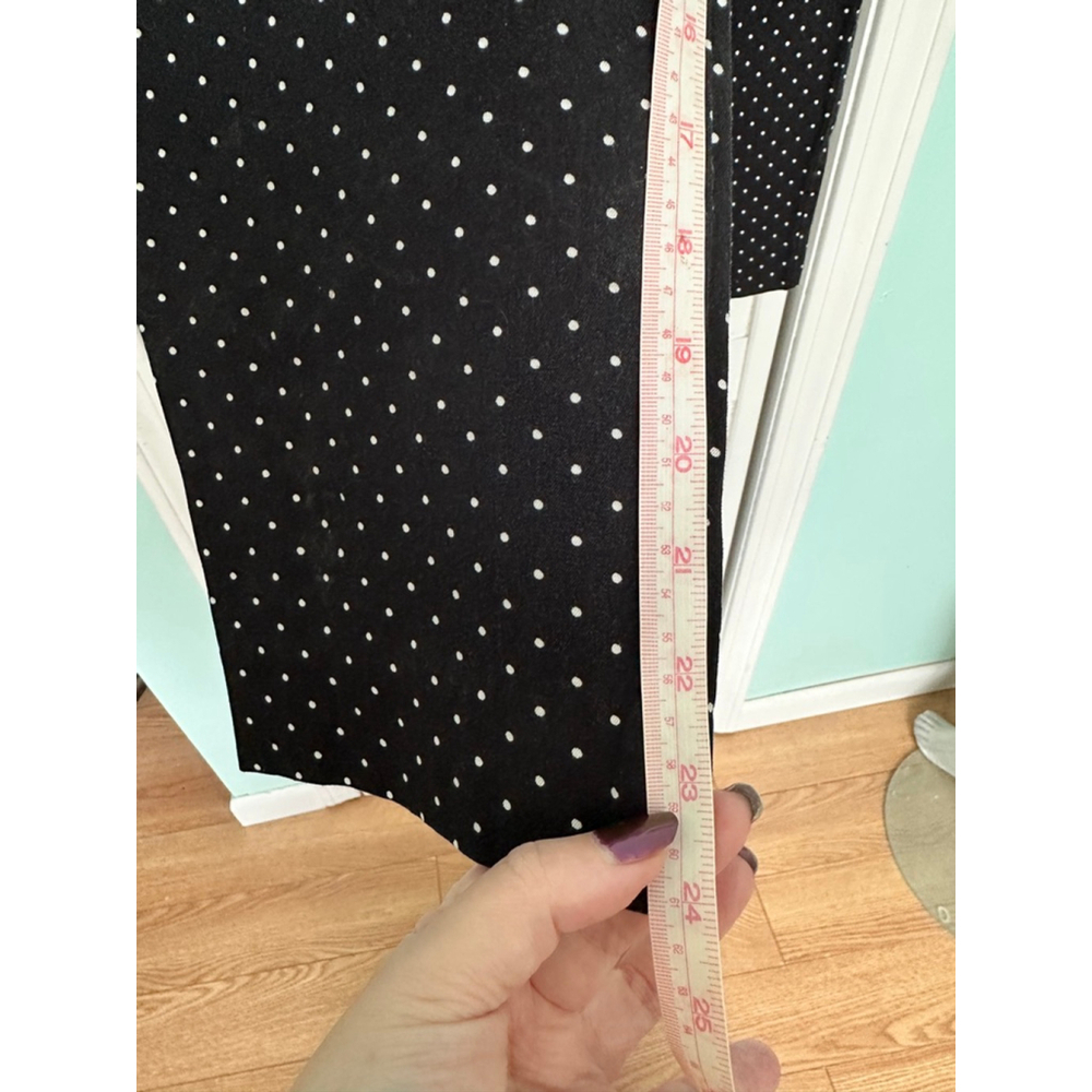 Size 18 polka dot Old Navy high waisted stretch pixie pant ankle length - Picture 7 of 7